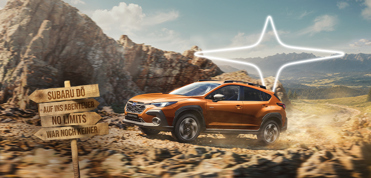 Mach deinen Weg zum Abenteuer.: Mit Subaru und der Outdōor-Prämie<sup>1</sup>.